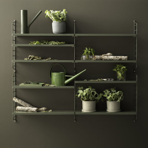 Mensola - STRING FURNITURE - contemporaneo / in MDF laccato / in acciaio termolaccato