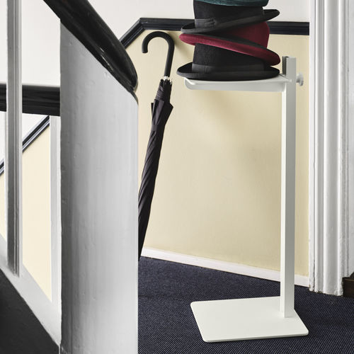 Tavolo d'appoggio contemporaneo - STRING FURNITURE - in acciaio / in alluminio / con supporto in acciaio