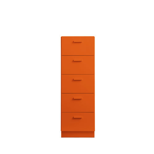 Cassettiera contemporanea - Relief  - STRING FURNITURE - in frassino / in MDF laccato / bianca