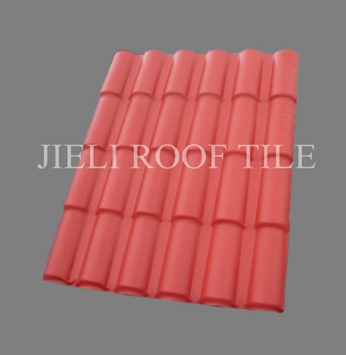 Tetto in resina - RESIN ROMA ROOF SHEET - Laizhou JIELI Industry Co.,LTD - aspetto tegola / ondulato