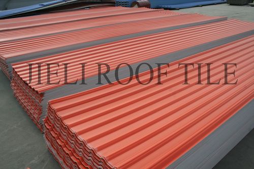Tetto in resina - PMMA/UPVC 1088 PRODUCTION - Laizhou JIELI Industry Co.,LTD - aspetto tegola / in lamiera grecata