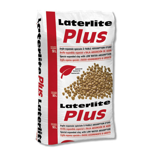 Argilla espansa - PLUS - Laterlite s.p.a. - idrofoba / OSB / per calcestruzzo
