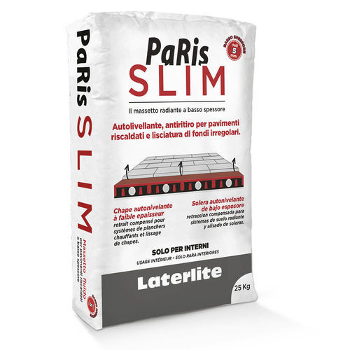 Malta per massetto - PARIS SLIM - Laterlite s.p.a. - di rasatura / idraulica / grigia