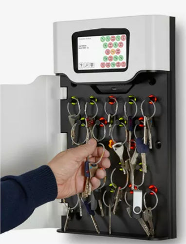 Armadio per chiavi contract - TRAKA 21  - Mul-T-Lock® - in acciaio / grigio
