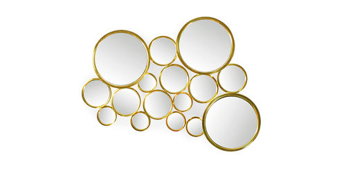 Specchio a muro - DOME - Bat Eye - contemporaneo / rotondo / in ottone