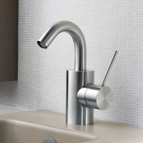 Miscelatore per bidet - CORSIVO 11509 - MINA Rubinetterie - da appoggio / in acciaio inossidabile / da bagno
