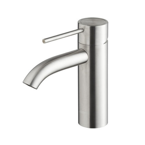 Miscelatore per lavabo - CORSIVO 11251 - MINA Rubinetterie - da appoggio / in acciaio inossidabile / da bagno