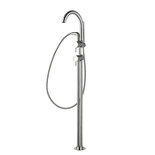Miscelatore per vasca - GIOTTO G29950400T - MINA Rubinetterie - a pavimento / in acciaio inossidabile / da bagno