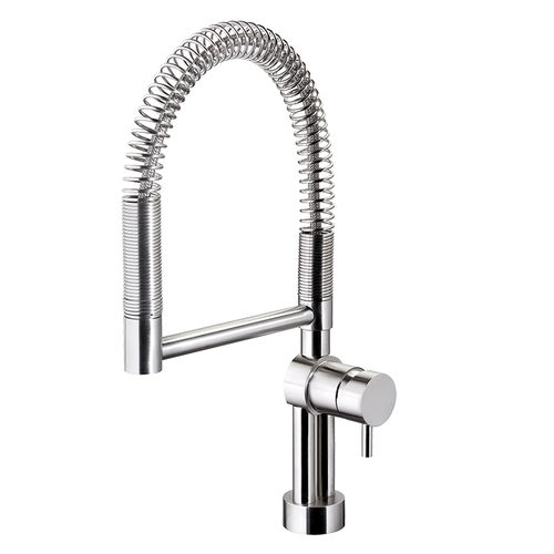 Miscelatore da appoggio - TWIST 9700 - MINA Rubinetterie - in acciaio inossidabile / da cucina / 1 foro