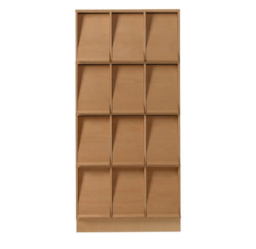 Porta opuscoli in legno - COMBIDISP3-01 - prima office