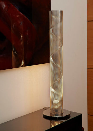 Lampada da tavolo - SMALL SPIRAL N°3 - Vidé Creation Paris - in alluminio / in acciaio / in acciaio inossidabile lucido