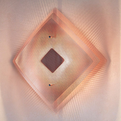 Applique contemporanea - ECLIPSE N°8A - Vidé Creation Paris - da interno / in acciaio inossidabile lucido / quadrata