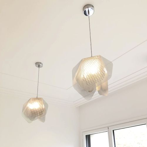 Lampada a sospensione - PÉTALE N°39 - Vidé Creation Paris - in acciaio inossidabile / contemporanea / con cavo