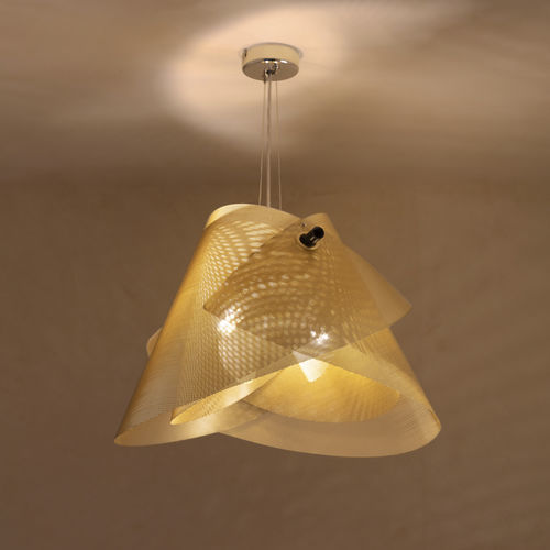 Lampada a sospensione - ROSE N°46 - Vidé Creation Paris - in acciaio inossidabile lucido / contemporanea / con cavo