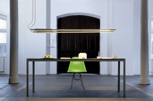 Luce a sospensione - SLIM HORIZONTAL - VERTIGO BIRD d.o.o. - a tubo fluorescente / lineare / IP20