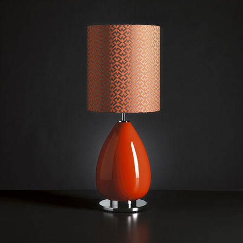 Lampada da tavolo - VALENTINA - Carlesso - in seta / contemporanea / con cavo