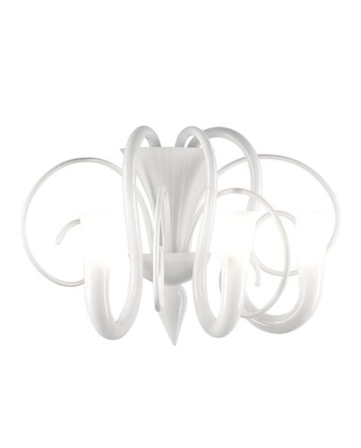Applique design originale - GODO P - Carlesso - da interno / in vetro soffiato / LED
