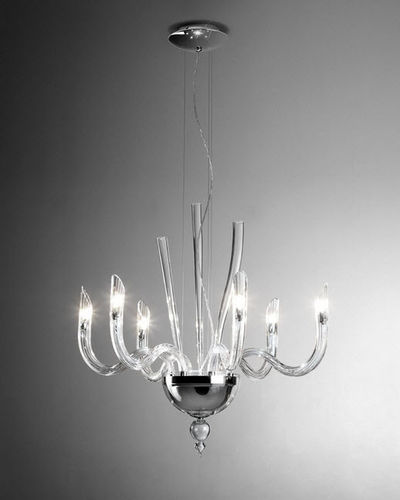 Lampadario contemporaneo - ALNAYR - Carlesso - in vetro / in vetro soffiato / a incandescenza