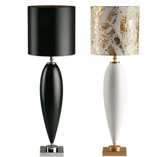 Lampada da tavolo - SINIS - Carlesso - in seta / classica / senza fili