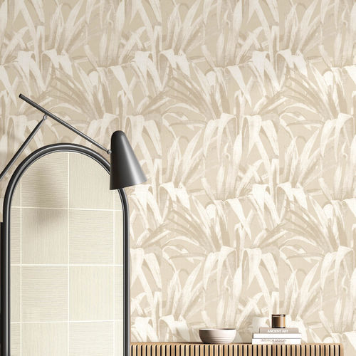Carta da parati contemporanea - BOTANY HOUSE : ESOTICA - Parato - con motivi naturali / verde / beige