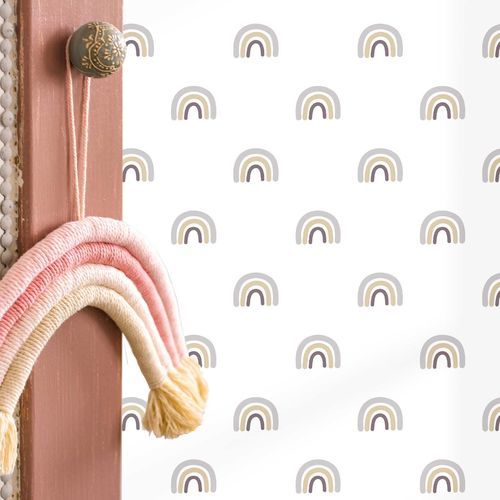 Carta da parati contemporanea - MiniMe : BOHO - Parato - con motivi geometrici / con motivo per bambini / multicolore