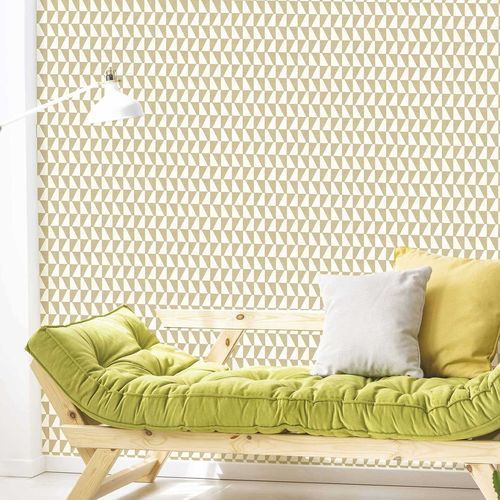 Carta da parati contemporanea - ENERGIE : MINIMAL - Parato - in vinile / con motivi geometrici / grigia