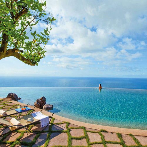 Piscina da esterno - MONASTERO SANTA ROSA - Biodesign Pools - per hotel / interrata / altre forme