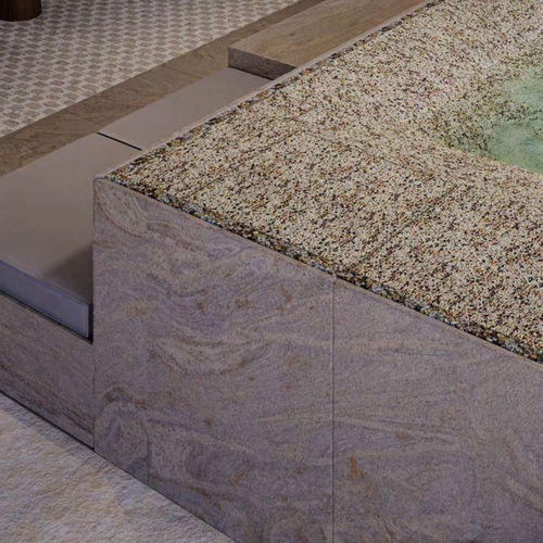 Pavimento in quarzo - ARKAIA - Biodesign Pools - da esterno / per bagnasciuga di piscina / per piscina