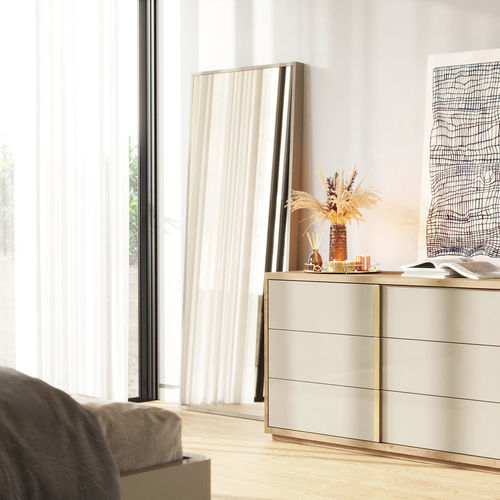 Specchio psyche - XLUX - Irmaos Pereira Pacheco, SA - design minimalista / rettangolare / in legno
