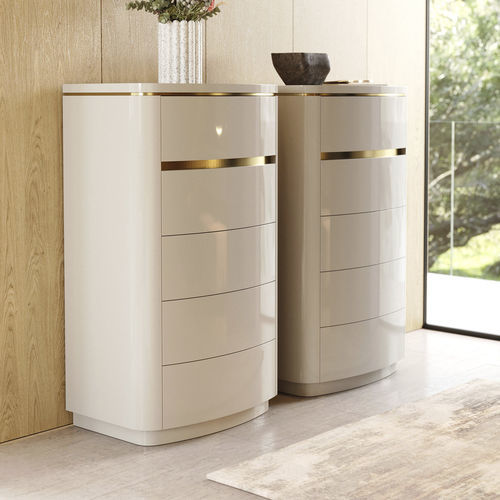 Cassettiera contemporanea - Kyara XLUX - Irmaos Pereira Pacheco, SA - in legno / bianca / colore personalizzabile