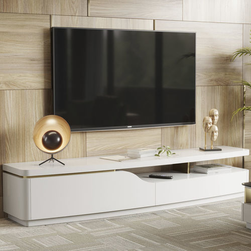 Mobile porta TV contemporaneo - Kyara - Irmaos Pereira Pacheco, SA - lowboard / con cassetti / con supporto per lettore DVD