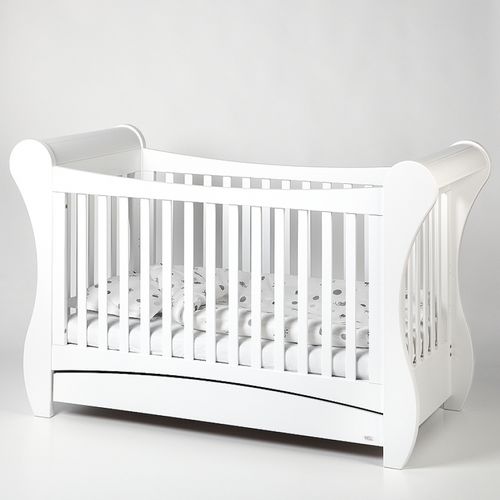 Letto per neonato contemporaneo - SLEIGH  - Troll Nursery Deutschland - in betulla