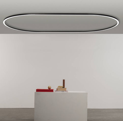 Plafoniera ovale - daytona C1270x3000 - Andcosta - contemporanea / in profilato di alluminio / in alluminio laccato