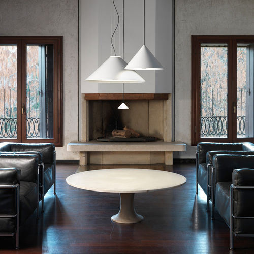 Lampada sospesa - cone S570 up-down light - Andcosta - in alluminio laccato / in policarbonato / contemporanea