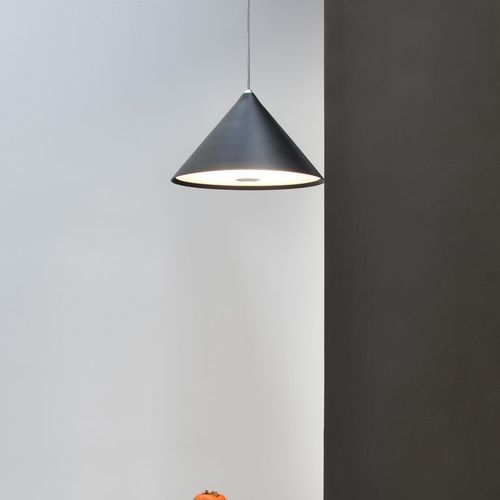 Lampada sospesa - cone S120 - Andcosta - in alluminio laccato / in policarbonato / in PMMA