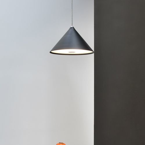 Lampada sospesa - cone S340 - Andcosta - in alluminio laccato / in policarbonato / in PMMA