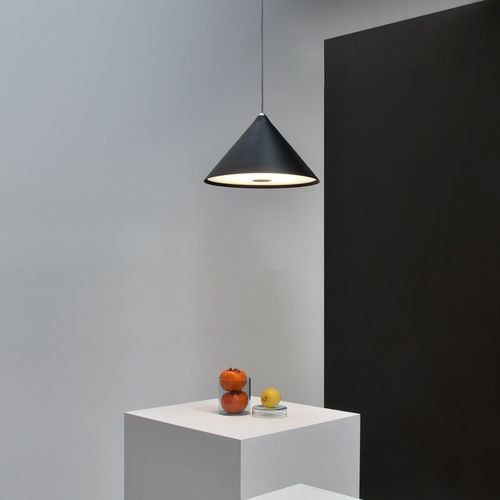 Lampada sospesa - cone S570 - Andcosta - in alluminio laccato / in policarbonato / in PMMA