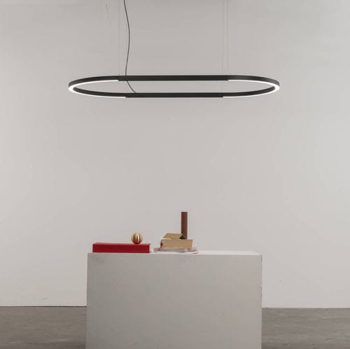 Luce ovale - daytona S600x1200 - Andcosta - sospesa / LED / IP20