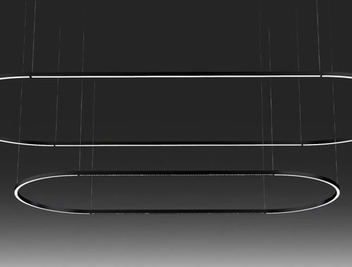 Luce ovale - daytona S900x2600 - Andcosta - sospesa / LED / IP20