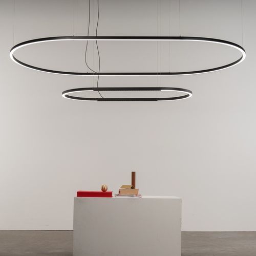 Luce ovale - daytona S1270x3000 - Andcosta - sospesa / LED / IP20