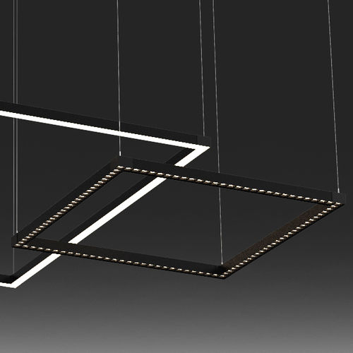 Luce quadrata - daytona S600x600 - Andcosta - sospesa / LED / IP20