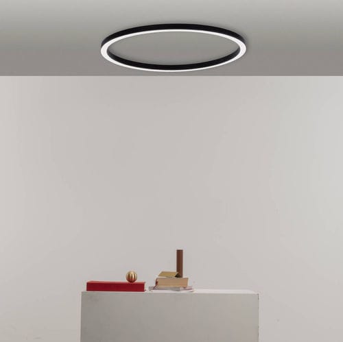 Plafoniera contemporanea - daytona round C600 - Andcosta - ad anelli / in profilato di alluminio / in alluminio laccato