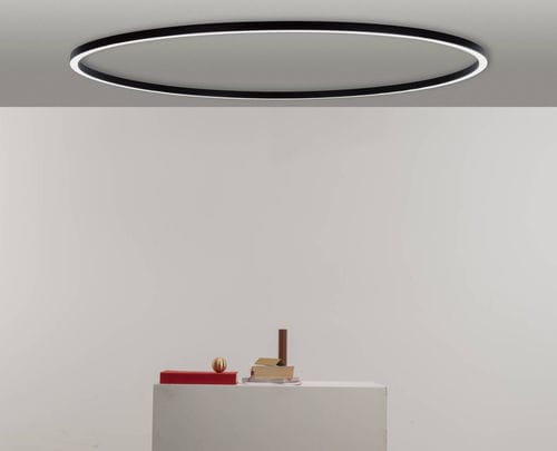 Plafoniera contemporanea - daytona round C900 - Andcosta - ad anelli / in policarbonato / LED