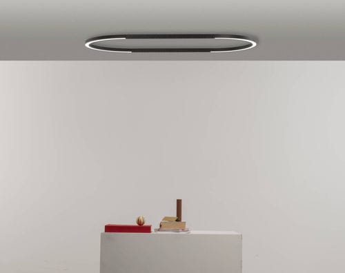 Plafoniera ovale - daytona C600x1200 - Andcosta - contemporanea / in profilato di alluminio / in alluminio laccato