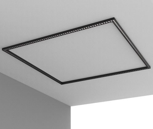 Plafoniera quadrata - daytona C900x900 - Andcosta - contemporanea / in profilato di alluminio / in alluminio laccato