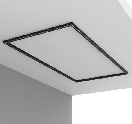 Plafoniera rettangolare - daytona C1200x2800 - Andcosta - contemporanea / in profilato di alluminio / in alluminio laccato