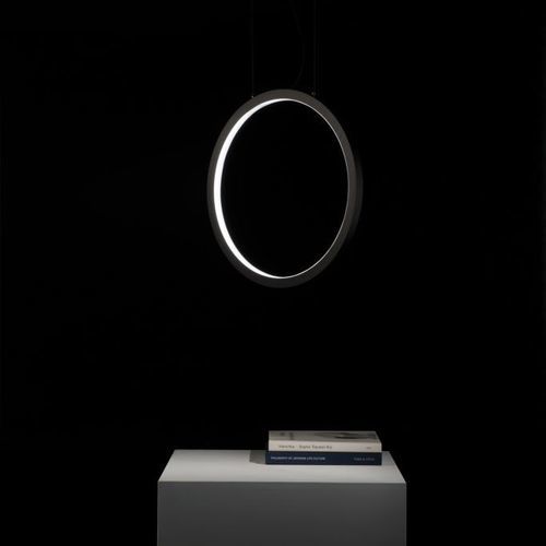 Luce a sospensione - circus round vertical S500 v2 - Andcosta - LED / ad anelli / IP20
