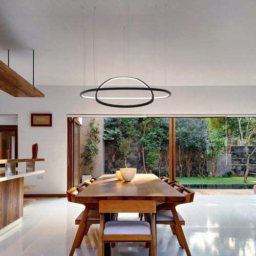 Luce a sospensione - circus oval S1600 v2 - Andcosta - LED / ad anelli / IP20