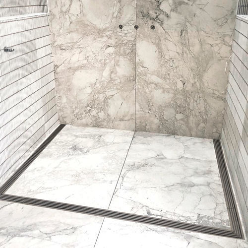 Canaletta per doccia in PVC - S66  - Aquabocci - in metallo / in EPDM / per tessuti