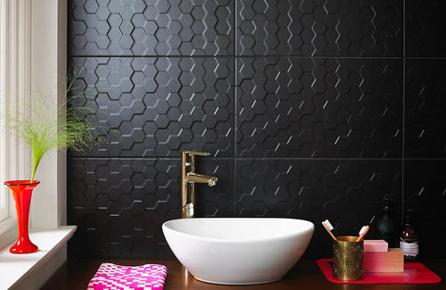 Piastrella in ceramica - FUNCTION & FORM : FORM HEX - British Ceramic Tile Ltd - opaca / a rilievo / lucida